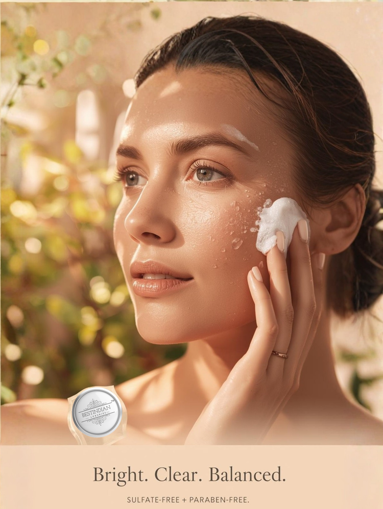 Natural & Ayurvedic Face Cleansers for a Bright, Clear Complexion