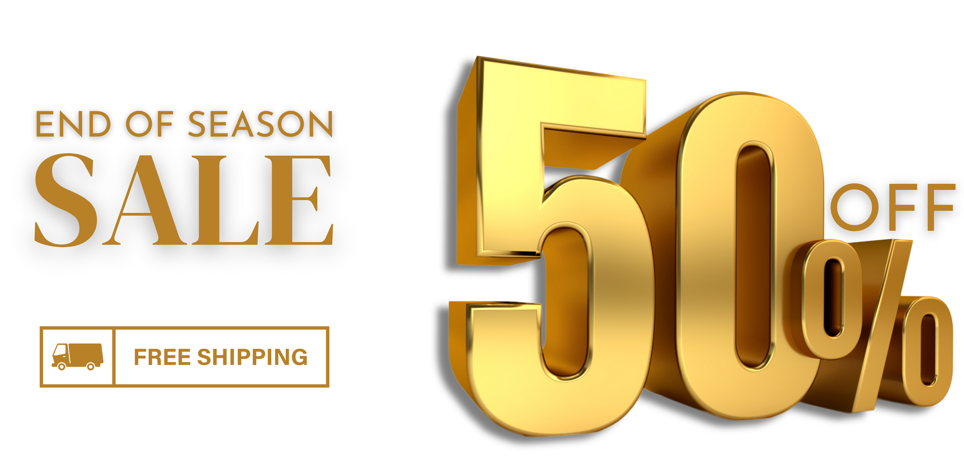 50% off, end of season sale on all BestIndian products with free shipping.
