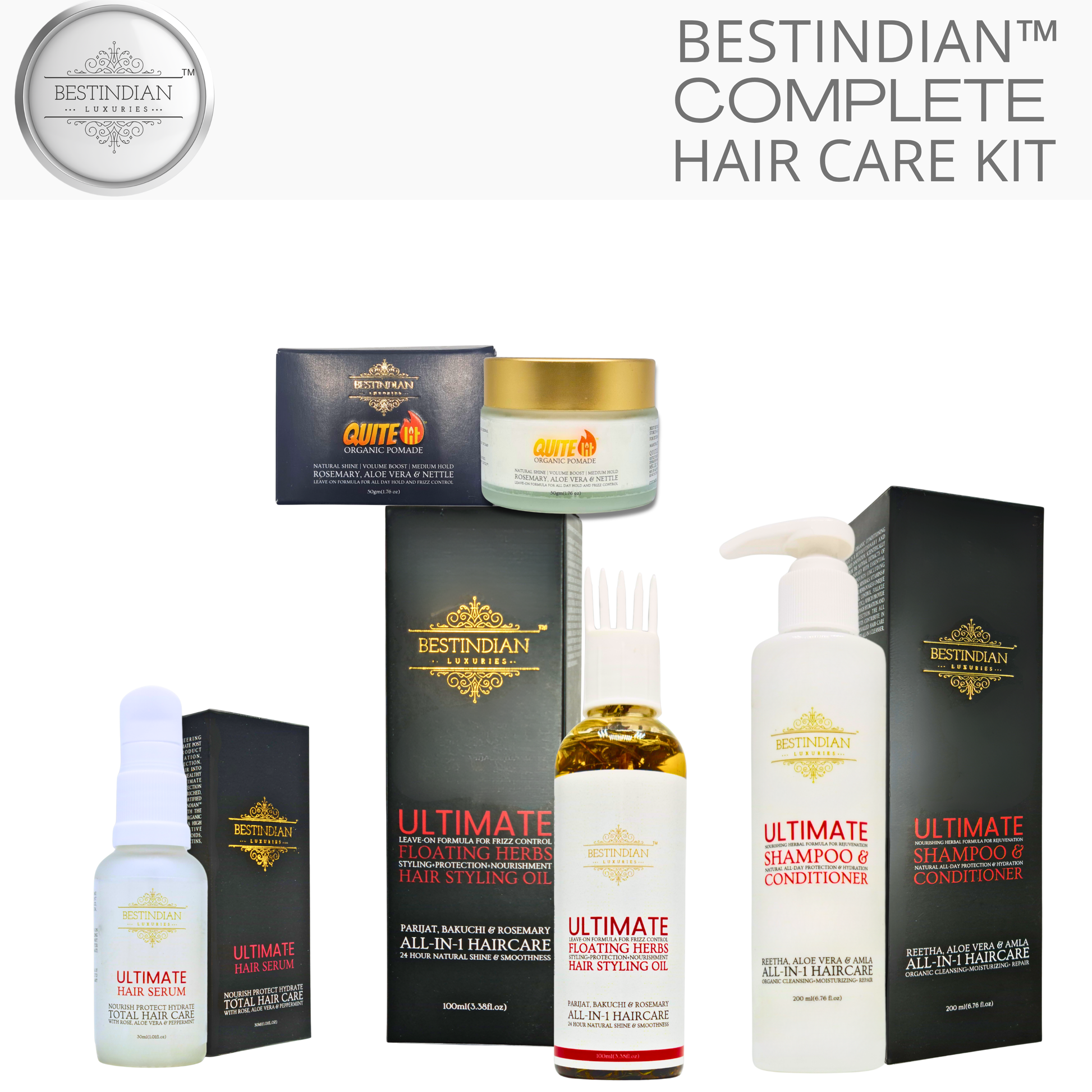 BestIndian™ Complete Hair Care Kit