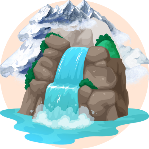 An illustration of Ganga jal , a hero ingredient in the BestIndian beauty and hair care products