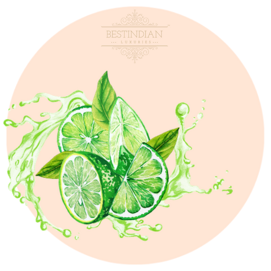 A botanical illustration of Sweetlime, a key ingredient in the Moviestar™ Creme de la Creme Night Cream by BestIndian, prized for antioxidant support to the facial skin. 
