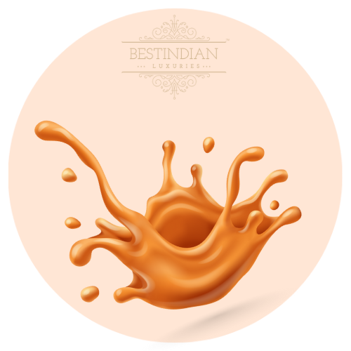 An illustration of caramel, a hero ingredient in the Lady by BestIndian™ attar.