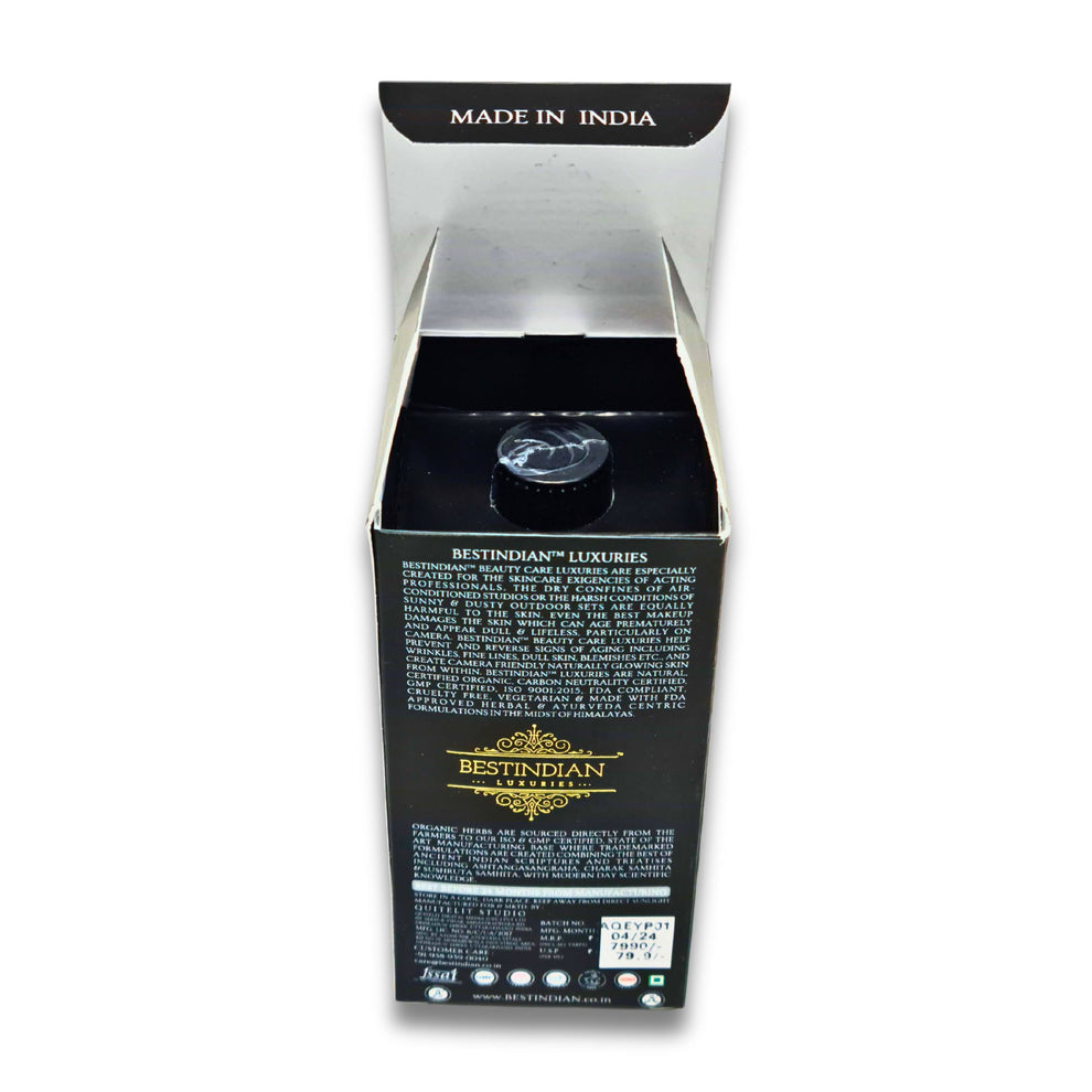 Elixir of Youth™ ayurvedic anti-aging potion pack, with all-natural ingredients and Himalayan craftsmanship for rejuvenation.