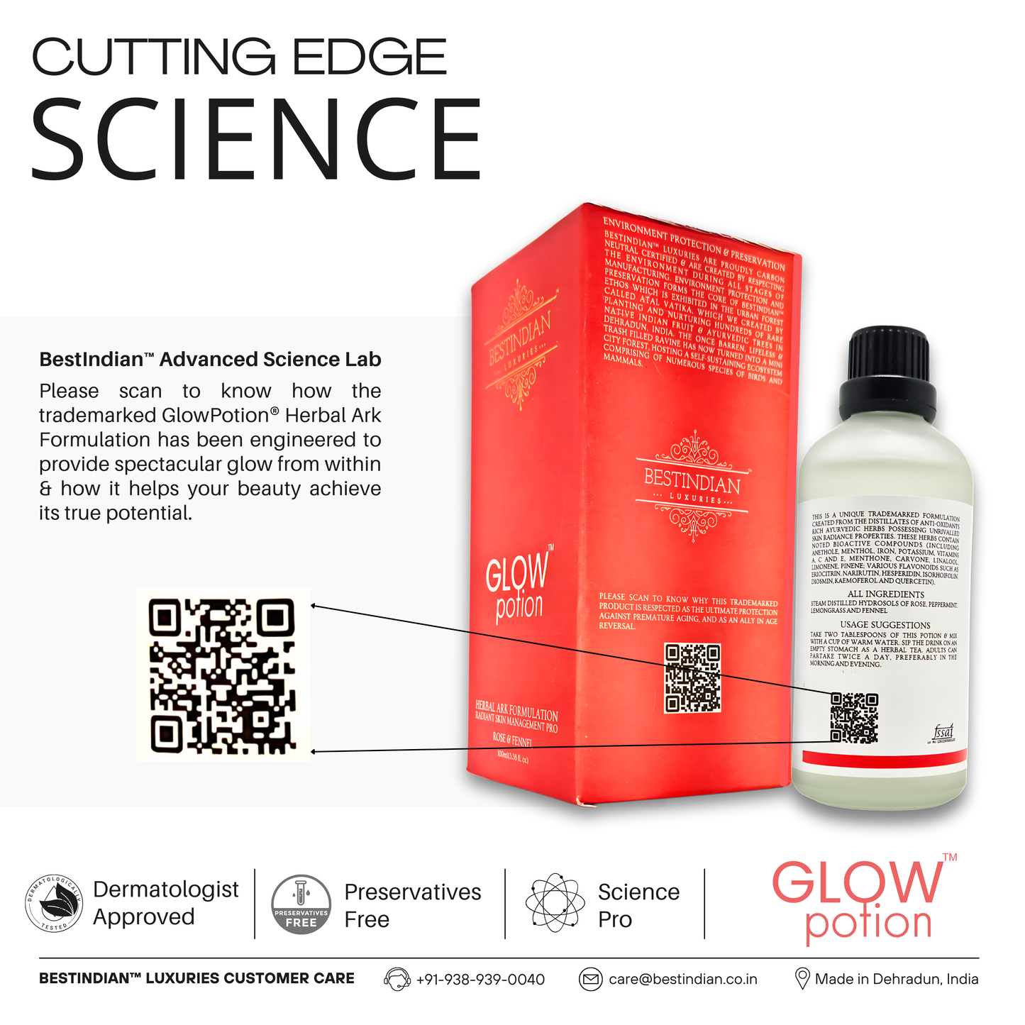 GlowPotion™ science-based herbal drink for glowing skin, engineered to reveal true beauty from within.