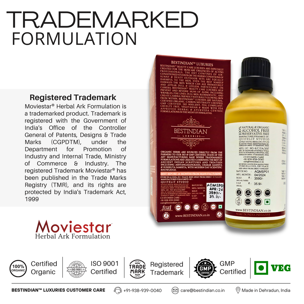Trademarked Moviestar™ Potion Himalayan herbal tea with robusta coffee for weight loss and sustained energy.
