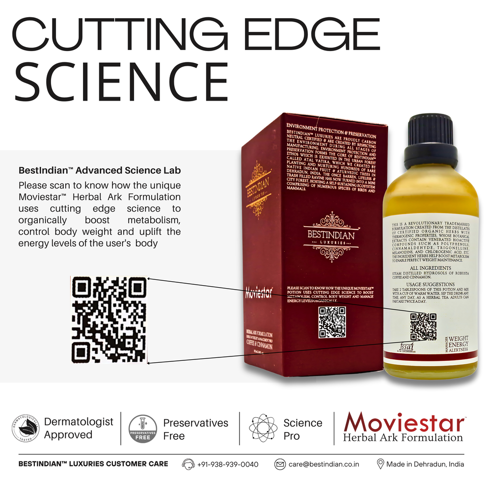 Moviestar™ Potion, powered by cutting edge science for metabolism boost, energy control, and weight management.