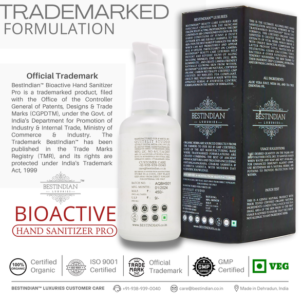 BioActive Hand Sanitizer Pro