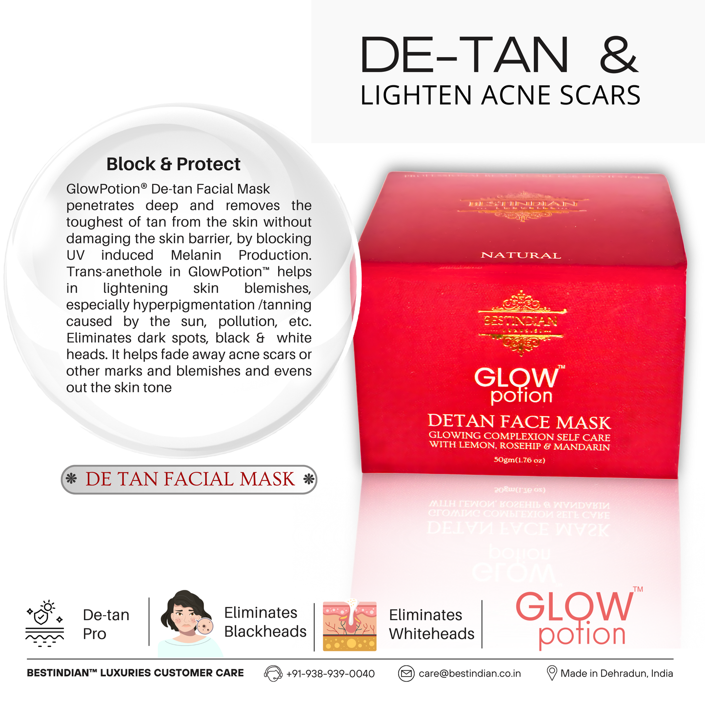 GlowPotion™ Detan Face Mask